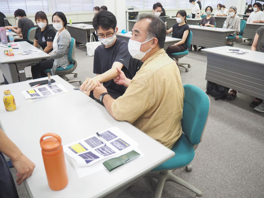 セミナー 風景　2023年　姿勢分析 動作分析 ハンドリング４