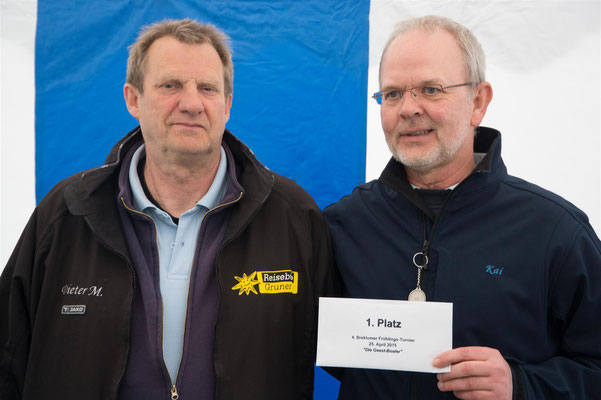 Dieter Matthiesen und Kai Clausen, Boule-Terrier Viöl, 1. Platz