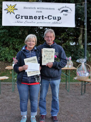 1. Platz B-Pokal Birgit und Norbert Stamm