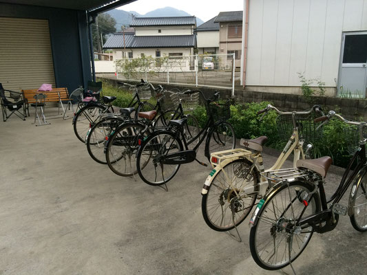 天気のいい日は自転車で。