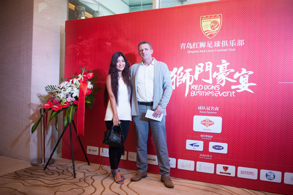 FORTSCHRITT Production Manager Arne Krüger with his wife Kiki Huangfu at the RED LIONS BUSINESS EVENT this year.