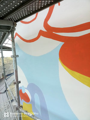photo d'une fresque sur château d'eau de Drusenheim par Coron Thibaud( peinture, artiste, art, street-art, trompe l'oeil, fresque murale, graffiti...)