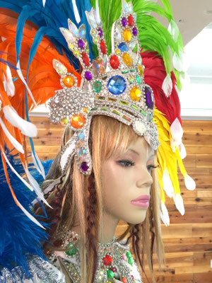 サンバ衣装、羽！！！ Amazon.co.jp: [QLPLYZON] サンバ 衣装 羽 コスプレ ダンスショー