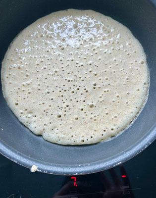 baghrir sans gluten cuisson trous formation parfaite