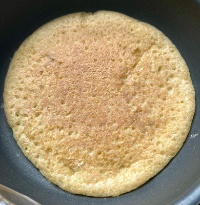 dessous baghrir sans gluten doré cuisson homogène