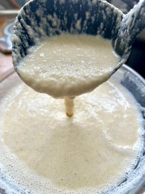 pâte baghrir sans gluten texture parfaite fluide mousseuse
