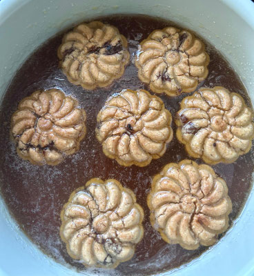 Makroud aux dattes imbibés de miel