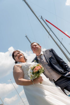 Ammersee Hochzeit Apricot Segelboot Bootsverleih