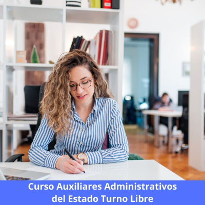 curso auxiliares administrativos del estado turno libre