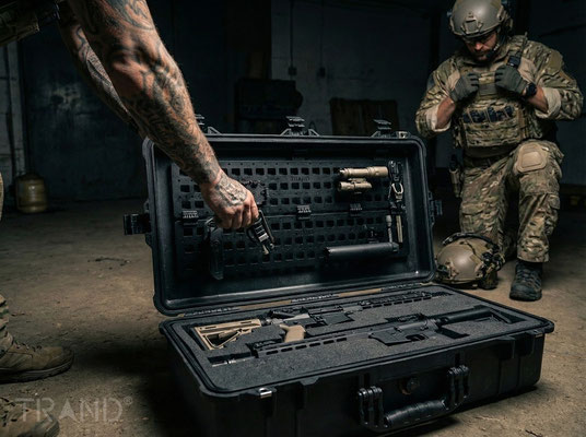 rugged-tactical-transport-case-pistol-mount-modular-weapon-storage-box-inlay-military-deployment-gear