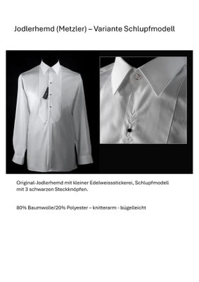 Jodlerhemd; versch. Grössen; Preis 100.-