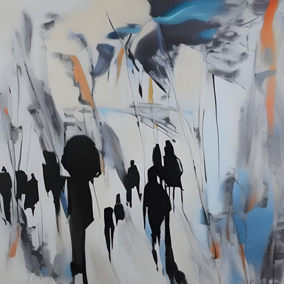 auf der Flucht