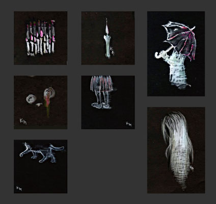 「恐や 怖や 展」作品