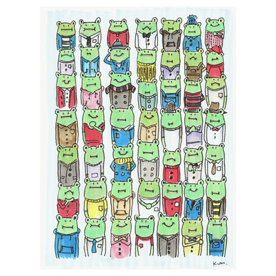 2024年「かえるてん」作品　集合写真