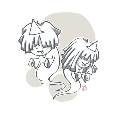 「恐や 怖や 展」出展イラスト
