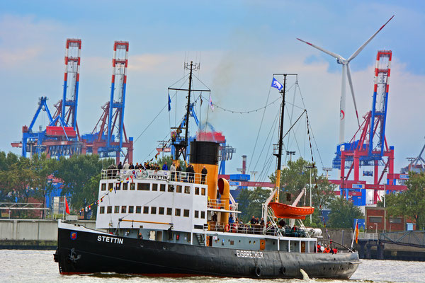 STETTIN zur Parade Hamburger Traditionsschiffe am 23.08.2014