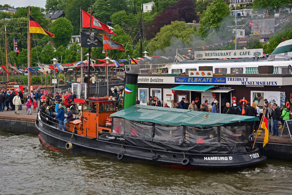 Hafengeburtstag im Museumshafen Övelgönne/Dampfschlepper TIGER