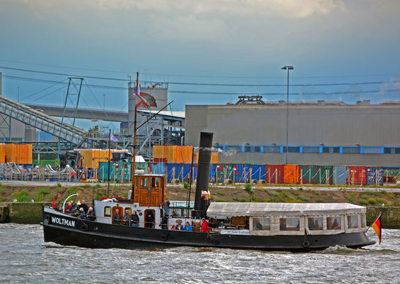 WOLTMAN zur Parade Hamburger Traditionsschiffe am 23.08.2014