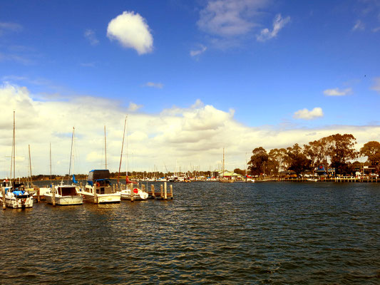 Der Hafen von Paynesville.