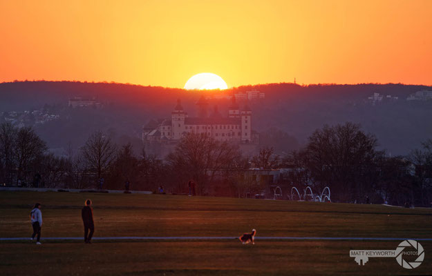 Hubland Sonnenuntergang