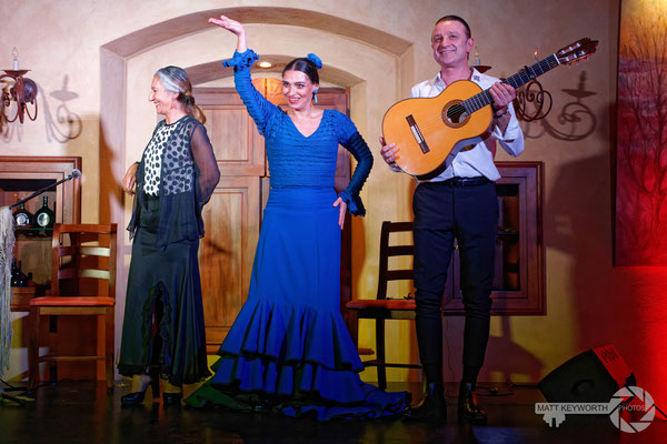Carmen Fernández, Marta Robles und Arturo El Polaco