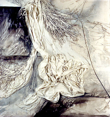 Materialbild, "Erstarrte Vegetation", 140 x 150 cm