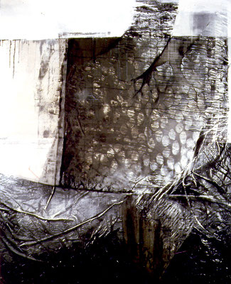 Materialbild, "Terra X", 180 x 150 cm