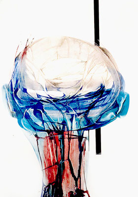 Bild, "Metapher 9", Mischtechnik, 70 x 100 cm