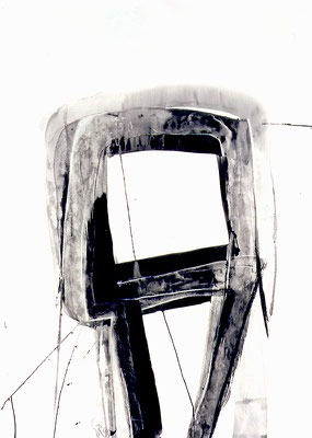 Bild, "Erzählung von Gestern", Mischtechnik, 70 x 100 cm