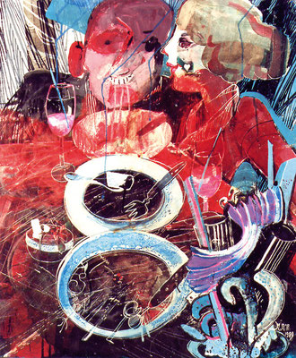 Bild, "Chambre Separée“, Acryl, 60 x 73 cm