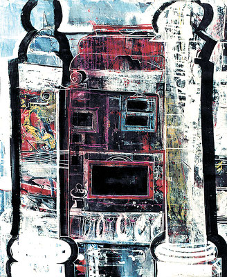 Barock, Mischtechnik, 70 x 90 cm