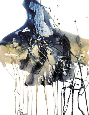 Bild, "Dramaturgie von Evolution 2", 70 x 100 cm