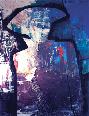 Bild, "Die Anonymen 1“, Acryl, 100 x 130 cm
