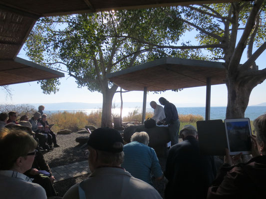 Eucharist of the shore of Lake Galilee