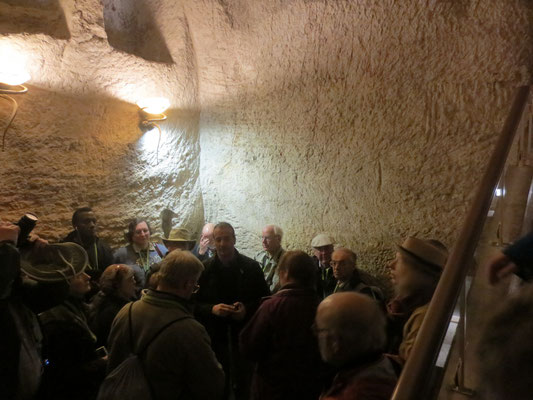 Our group in the pit prison