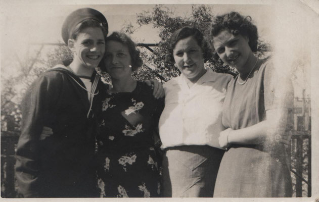 JGML collection: Billy, Mrs Hawkins, Auntie Maud, Joy Hawkins