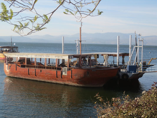 Boat trip from Tel Hadar on Galilee