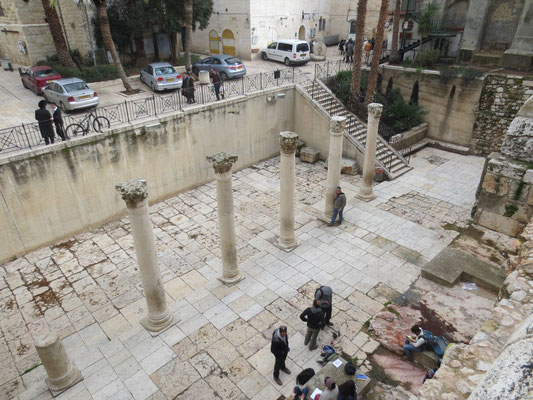 The Jewish Quarter - the Cardo, the main thoroughfare in Byzantine times