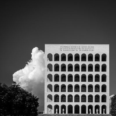 Roma Colosseo Quadrato Domenico Cichetti Fotografo