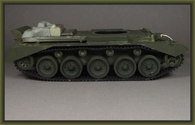 British Cruiser Tank A34 Comet Diorama 1:35 Building Stages