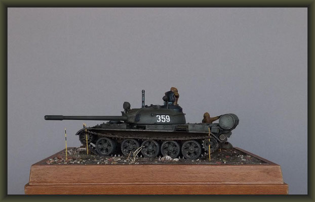 T-55A, Soviet Union 1962, Diorama 1:35