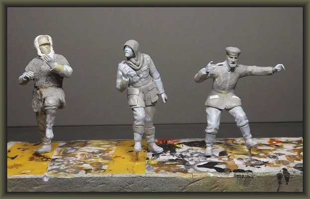 WWI Vignette ; 54mm Airfix Figure Conversion ; 3. Stage