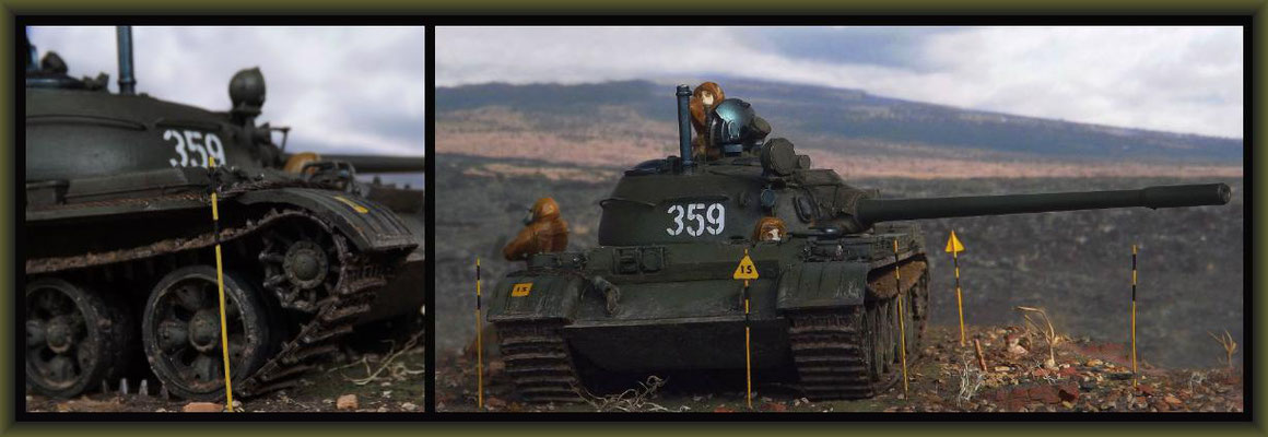 T-55A, Soviet Union 1962, Diorama 1:35