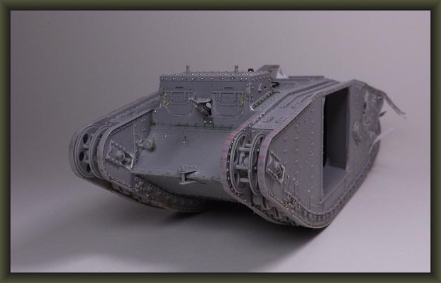 British Mk II Female Tank, Diorama 1:35