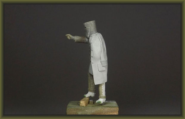 Ned Kelly 54mm Figure Conversion Building Stages