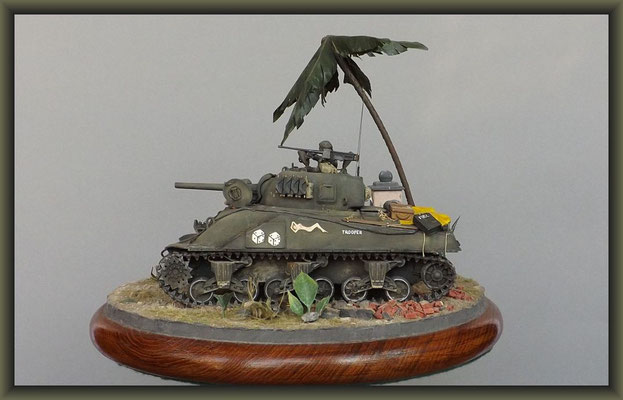 Headhunter ; Late M4 Sherman w. Composite Hull ; Diorama 1:35 ; Completion