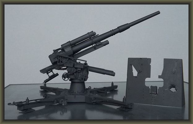 88mm Flak 37 ; Diorama 1:35 ; 2. Stage