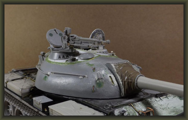 T-54-3 Tank, Diorama 1:35, Stage 7