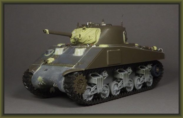 M4 Sherman Dozer w. Deep Wading Kit /  Diorama 1:35 Building Report