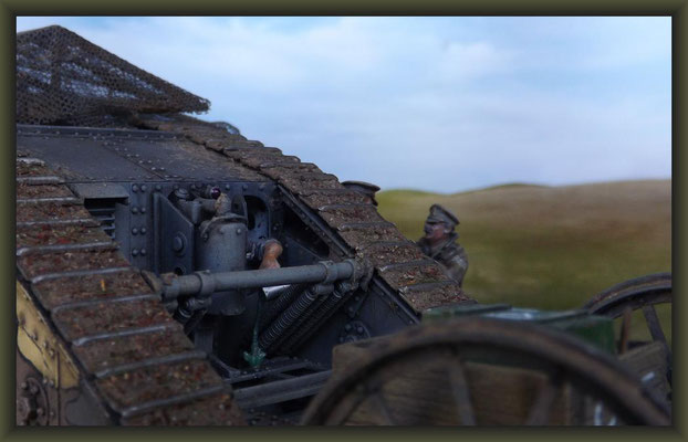 "Alpha Male", Mk I Male Tank, Diorama 1:35, Completion